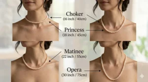 Secure sterling silver lobster clasp on a freshwater pearl necklace for women.